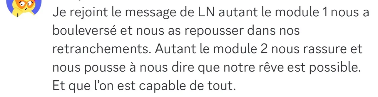 Avis d'une élève Maison AWL