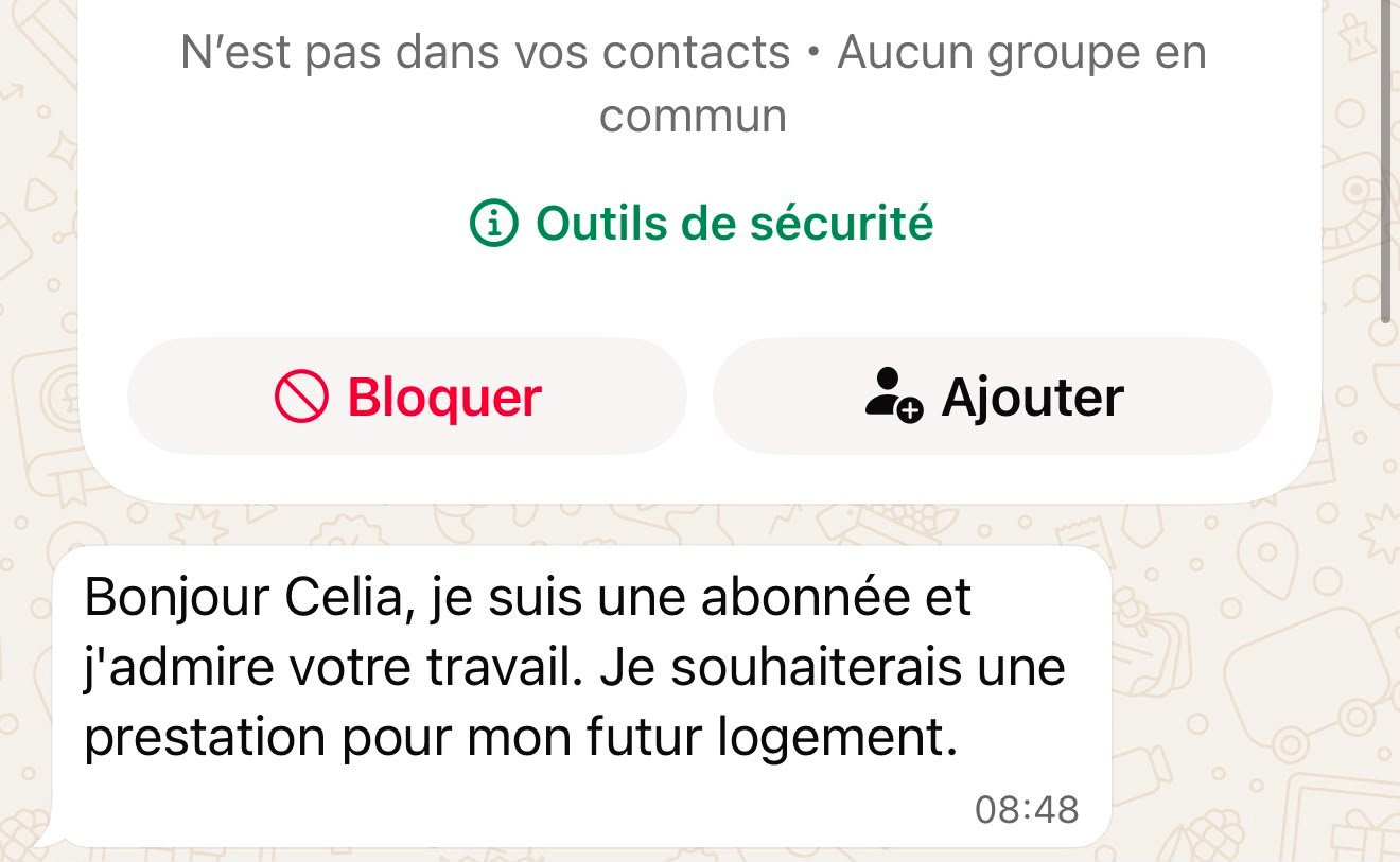 Demande de prestation reçue par Maison AWL